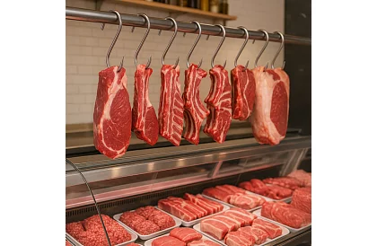 Nerezové háky na maso - 15 kusů