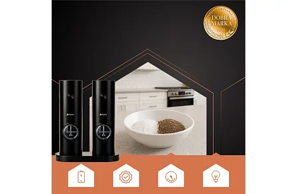 Sada elektrických mlýnků se stojánkem – 2 kusy