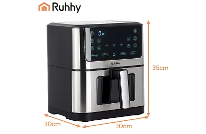 Horkovzdušná nepřilnavá fritéza – obsah 8 litrů