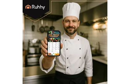 Horkovzdušná nepřilnavá fritéza – obsah 8 litrů