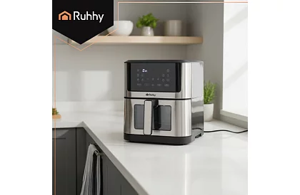 Horkovzdušná nepřilnavá fritéza – obsah 8 litrů