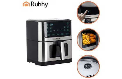 Horkovzdušná nepřilnavá fritéza – obsah 8 litrů