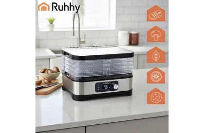 Sušička potravin, hub a ovoce 10 l – 5 pater + příslušenství