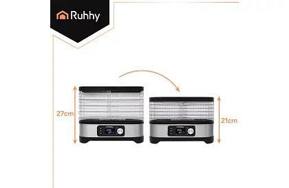 Sušička potravin, hub a ovoce 10 l – 5 pater + příslušenství