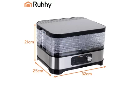 Sušička potravin, hub a ovoce 10 l – 5 pater + příslušenství