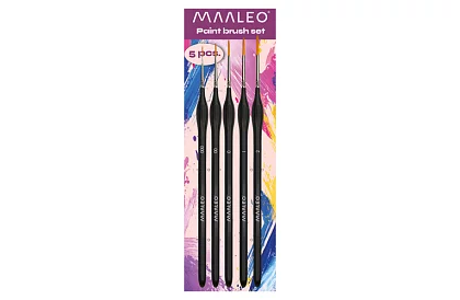 Umělecké štětce na malování – 5 kusů + stojánek