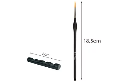 Umělecké štětce na malování – 5 kusů + stojánek