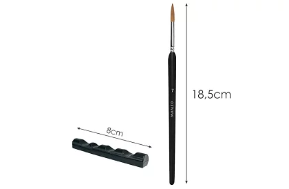 Umělecké štětce na malování – 11 kusů + stojánek