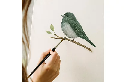 Umělecké štětce na malování – 11 kusů + stojánek