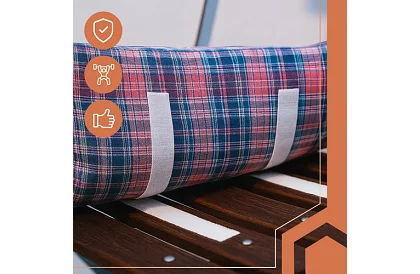 Samolepící suchý zip 2,5 x 500 cm – bílý