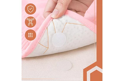 Samolepící suchý zip – kolečka 18 mm, 500 kusů, bílý