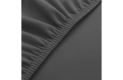 Univerzální potahy na židle – 6 kusů – Tmavě šedá