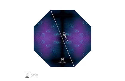 Ochranná herní podložka DUNMOON pod židli – Hexagon