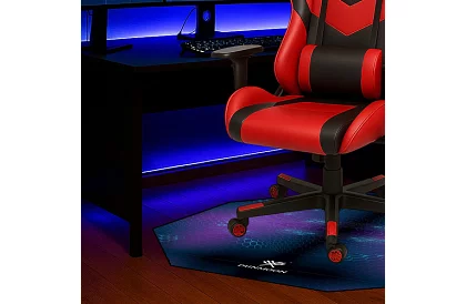 Ochranná herní podložka DUNMOON pod židli – Hexagon