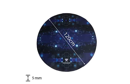 Ochranná herní podložka DUNMOON pod židli – Kulatá