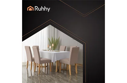 Univerzální potahy na židle – 6 kusů – Béžová