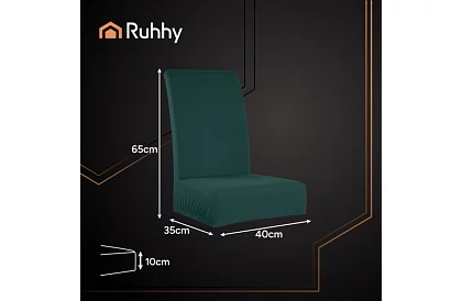 Univerzální potahy na židle – 6 kusů – Zelená
