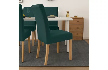 Univerzální potahy na židle – 6 kusů – Zelená