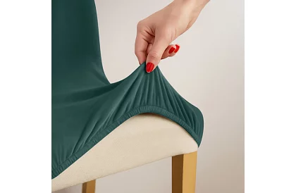 Univerzální potahy na židle – 6 kusů – Zelená