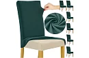 Univerzální potahy na židle – 6 kusů – Zelená