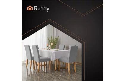 Univerzální potahy na židle – 6 kusů – Šedá