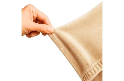 Napínací potah na sedačku 145–185 cm – Béžový samet