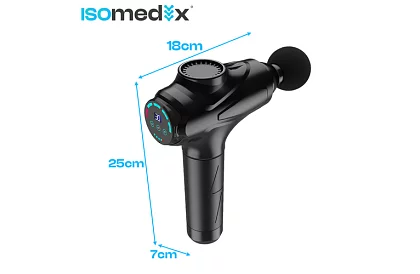 Masážní pistole na uvolnění svalů + 12 nástavců