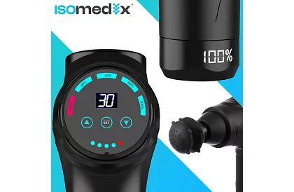 Masážní pistole na uvolnění svalů + 12 nástavců