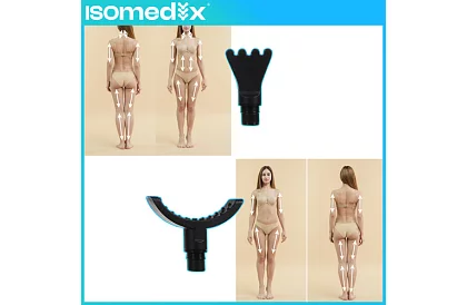 Masážní pistole na uvolnění svalů + 12 nástavců