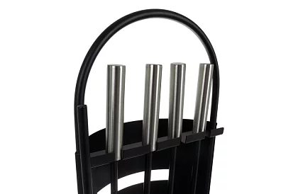 Sada příslušenství  nářadí ke krbu 5 v 1