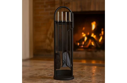 Sada příslušenství  nářadí ke krbu 5 v 1