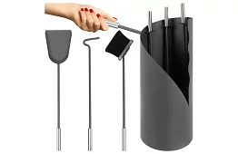 Nářadí ke krbu – designová sada 4 v 1