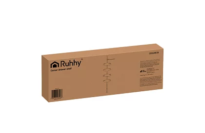 Rohová a teleskopická polička do sprchy - 240-310 cm