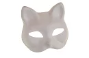 Kočičí masky na karneval 10 kusů – DIY sada k malování
