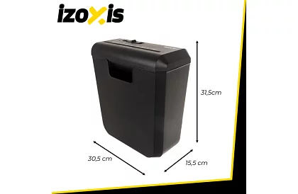 Skartovací stroj 6 listů A4 - 10 litrů