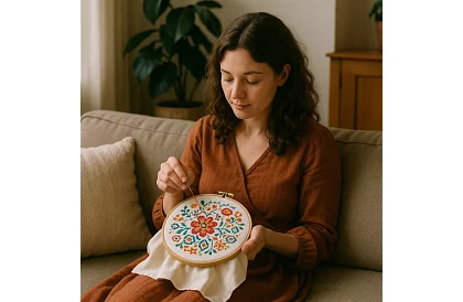 Velká vyšívací sada – pro začátečníky i pokročilé