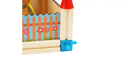 Dřevěné stavební kostky – domeček, 268 dílků