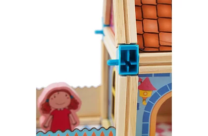 Dřevěné stavební kostky – domeček, 268 dílků