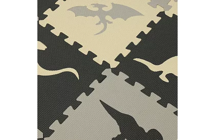 Pěnová puzzle skládací podložka - 106 × 106 cm