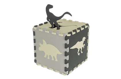 Pěnová puzzle skládací podložka - 106 × 106 cm