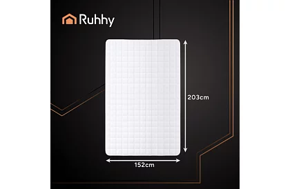 Výhřevná topná podložka pro dva 203 × 152 cm – dvouzónová