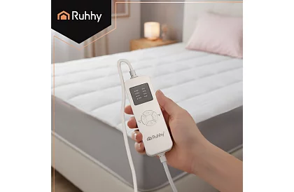 Výhřevná topná podložka pro dva 203 × 152 cm – dvouzónová