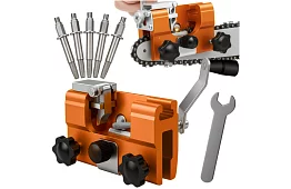 Bruska – ruční ostřič zubů řetězové pily