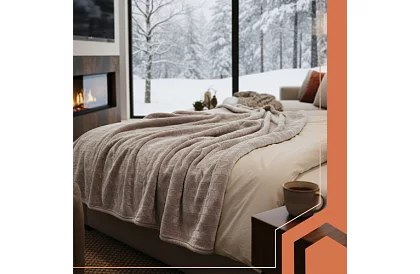 Výhřevná topná deka 180 × 130 cm - béžová, 10 režimů + dálkové ovládání