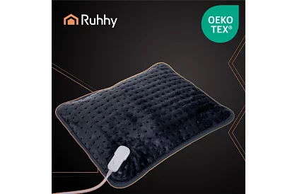 Výhřevný topný polštář 60 × 38 cm – ohřívač zad a krku