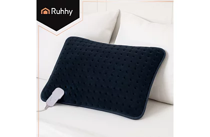 Výhřevný topný polštář 60 × 38 cm – ohřívač zad a krku