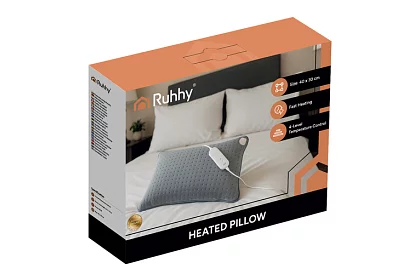 Výhřevný topný polštář 40 × 30 cm – ohřívač zad a krku