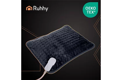 Výhřevný topný polštář 40 × 30 cm – ohřívač zad a krku