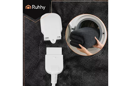 Výhřevná topná deka podložka 180 × 130 cm, 6 režimů + dálkové ovládání