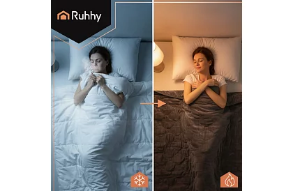 Výhřevná topná deka podložka 180 × 130 cm, 6 režimů + dálkové ovládání